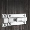 Stainless Steel Automatic Spring Bolt, Manual Button, Anti-theft Wooden Door, Public Health Fitting Room Lock Buckle Accessories