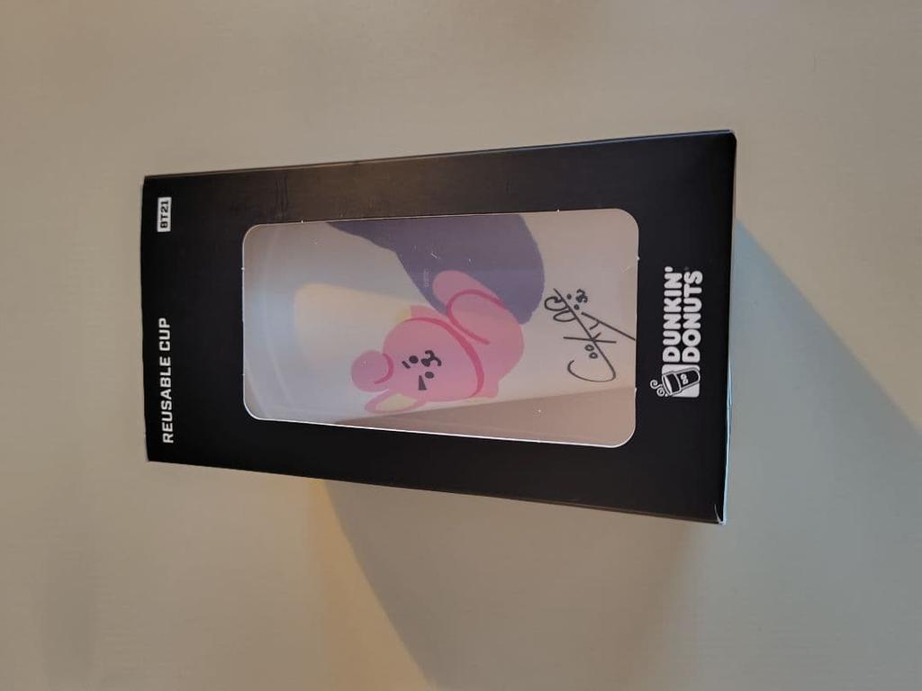 [USED] BT21 Cookie Reusable Cup Dunkin' BTS Jungkook