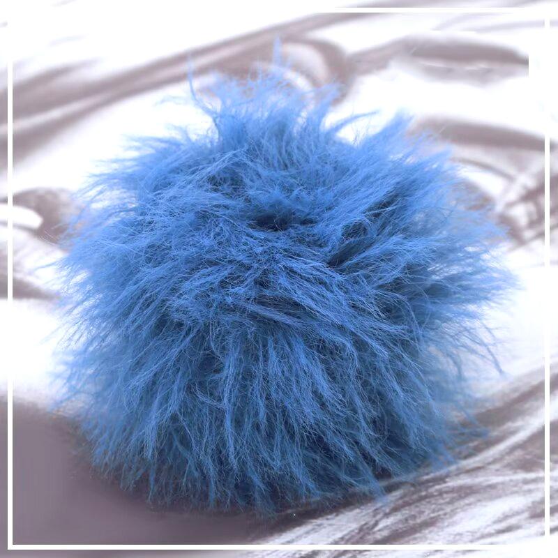 

1PC Nylon Doll Thread Ball Hat Handmade Scarf Long Thread DIY Feather Sweater Knitting 200M