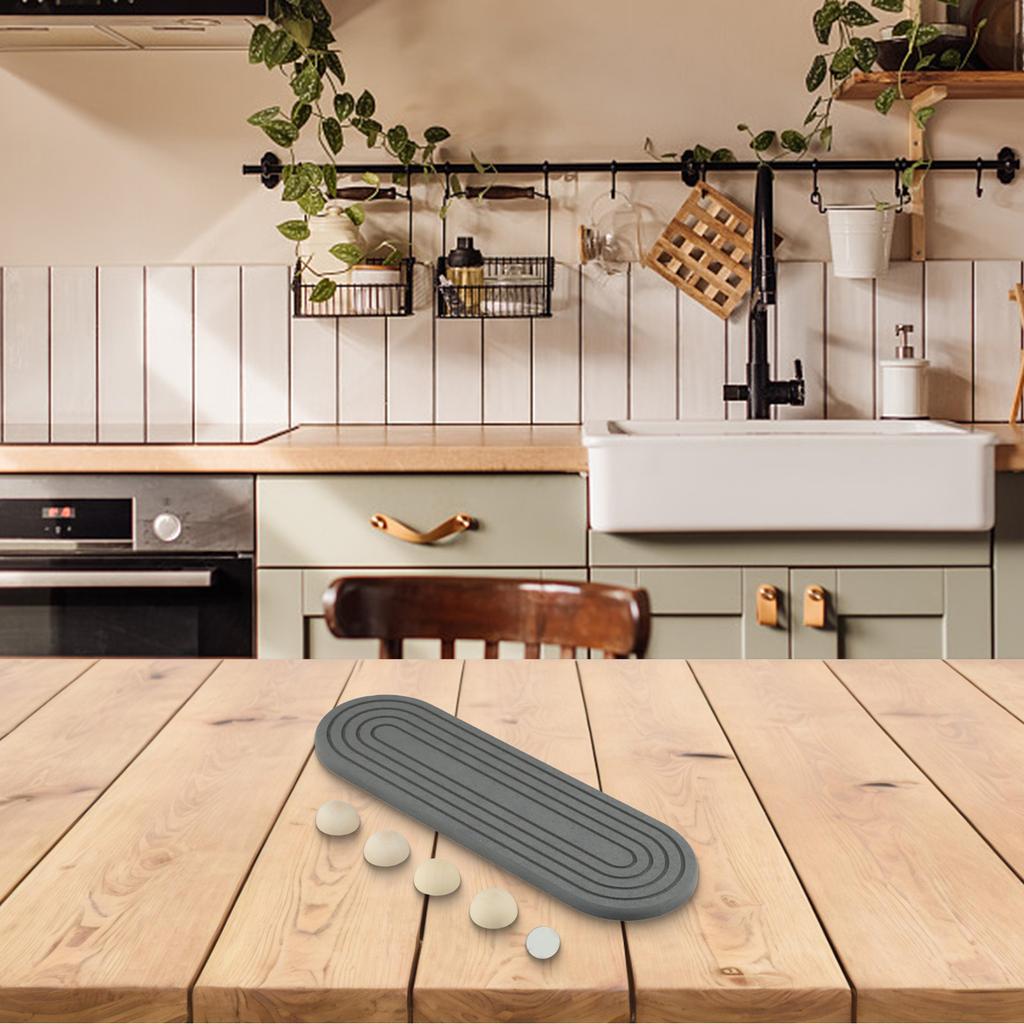 Diatomaceous Earth Drying Mat Bathroom Organizer 30x10CM Absorbing Mat Stylish Design Stylish Home Decor Versatile Use