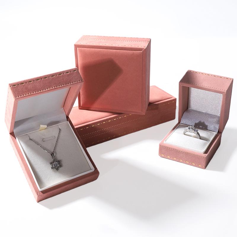 Elegant Italian Hot Stamping Lace Jewelry Box for Bracelets, Pendants, Necklaces, and Rings