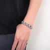 Punk Polished Stainless Steel Men's Geometric Bracelet – Fade Resistant
