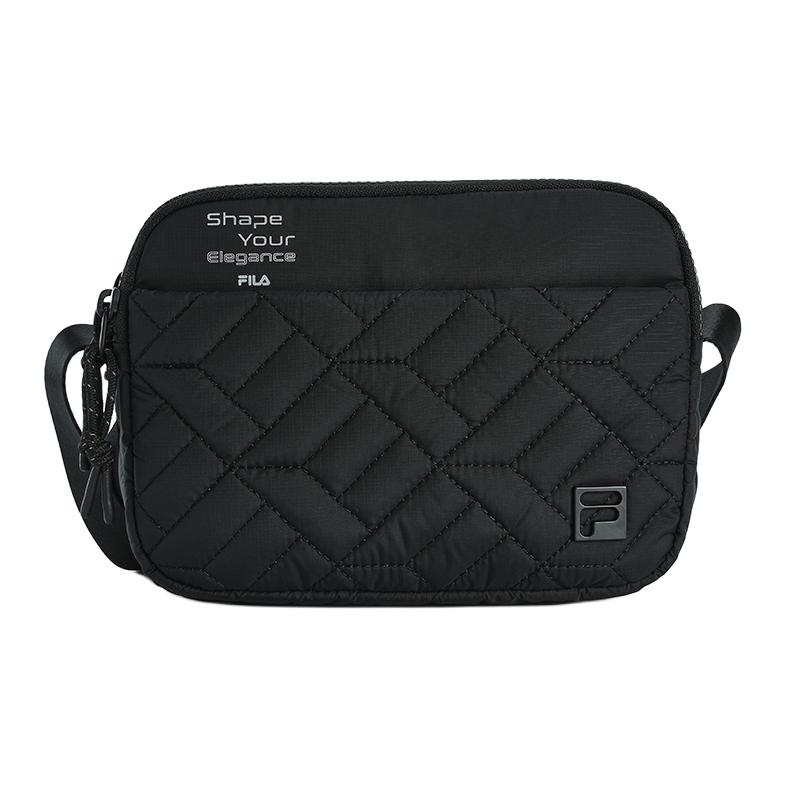 

Новая тканевая сумка через плечо FILA, сумка кросс-боди очень маленькая женская, угольно-черная A13W441161FBK 20.1*7.1*15.0CM