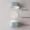 5g-50g PP Square Cream Jar, Refillable Plastic Lotion Container with Rounded Inner Layer & Double-Wall Design