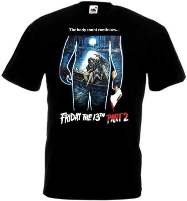 Friday The 13th V25 T Shirt Black Movie Poster All Sizes S-5XL