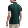 FILA Solid Color Sports Antibacterial Breathable Short Sleeve Polo Shirt Men Polo Shirts Green FI1M421107F-GN