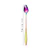 Stainless Steel Rose Flower Long Handle Coffee & Teaspoon