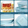 Chuangde Divided Glass Meal Prep Container