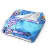 Derpy Blue Tiger Plush Blanket KPop Demon Hunters Creative Throw Blankets for Bed Sofa Couch 200x150cm Quilt