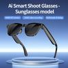 CY01 Smarte Brille: 8MP Kamera, KI-Sprachassistent, Musik, Anrufe, Foto-/Videoaufnahme, 16 GB Speicherplatz.