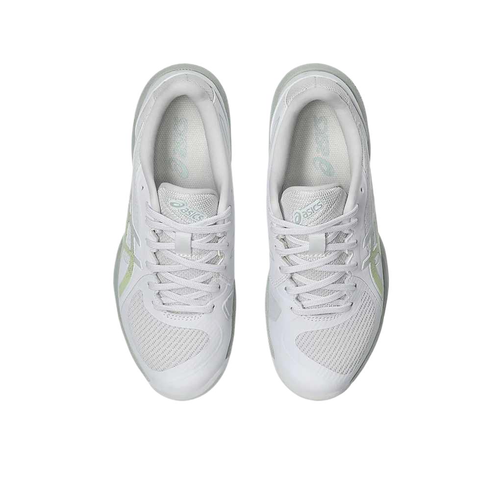 Asics Solution Swift FF 2 Comfortable Versatile Fashionable Trendy Durable Low-Top Tennis Shoes Women sneaker White Green 1042A265-103