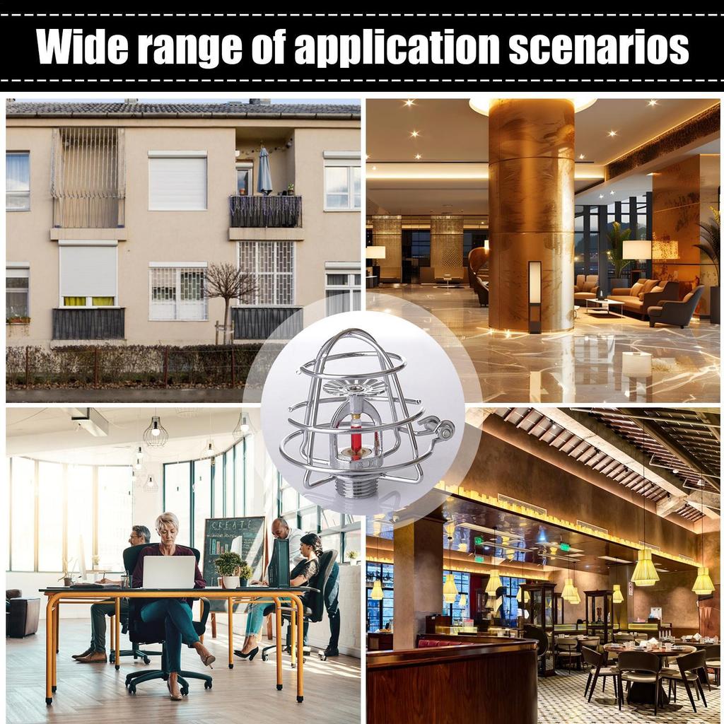 Fire Sprinkler Head Guard Fire Sprinkler Head Guard  Sprinkler Protective Bracket Protection Bracket Made of Carbon Steel Cage