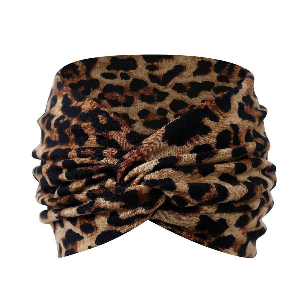European & American Bohemian Print Sports Headband Hair Accessory