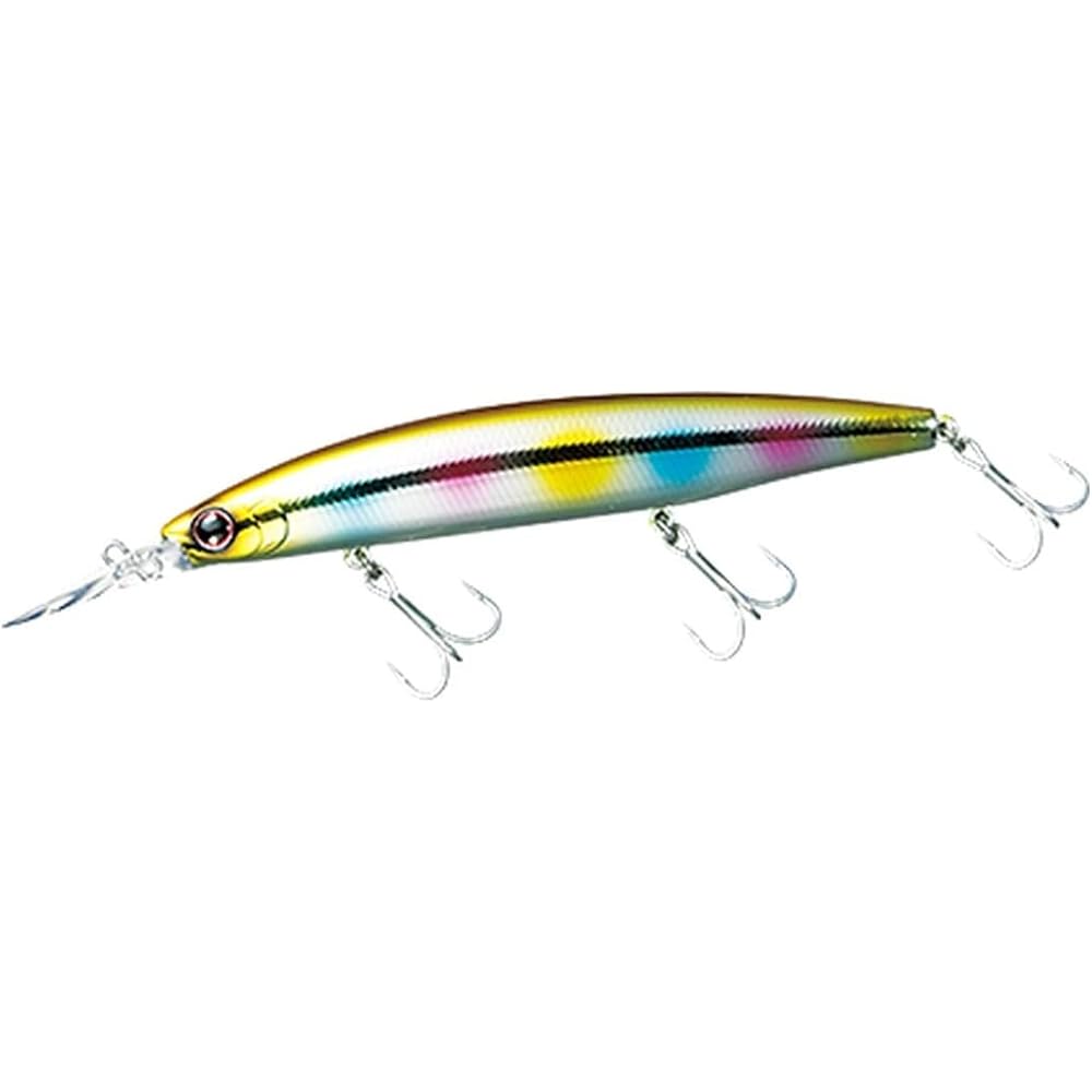 Daiwa Shoreline Shiner Z Set Upper 97S-DR Gold Rainbow Fishing Lure 9.7cm
