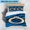 Set Biancheria da Letto con Stemma FC Brugge 3 Pezzi, Include 1 Copripiumino e 2 Federe Perfetto per Camera da Letto, Dormitorio, Regalo di Natale per Fan
