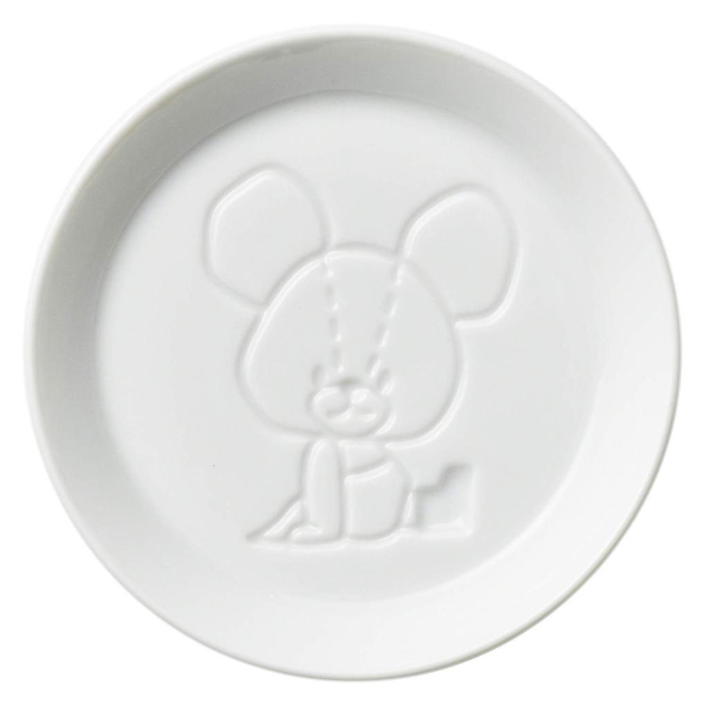 Kaneshotouki Jackie Soy Sauce Dish 780110 "The Bears' School" (Sitting)