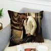 R-Romeo S-Santos Kissenbezug Albumhülle Sofa Dekoration Zuhause Doppelseitiger Druck Kurzer Plüsch Niedlicher Kissenbezug