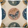 Tarot Printed Line Pillow Cover Moon Star Home Bedroom Sofa Pillow Cushion Cover