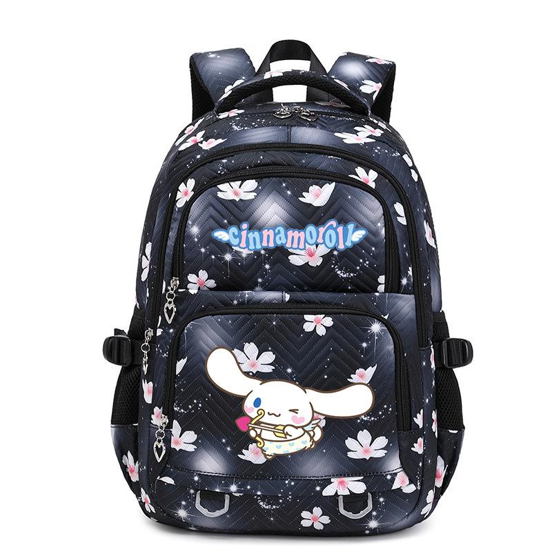 Japanese Cartoon Pattern Printed Backpack, Youth Student Schoolbag, Puppy Pattern Schoolbag, Large Capacity