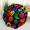 1pc Colorful Creatures Automatic Open/Close Umbrella, Umbrella with Cartoon Design, Portable Compact Umbrella for Men & Women, Good Holiday