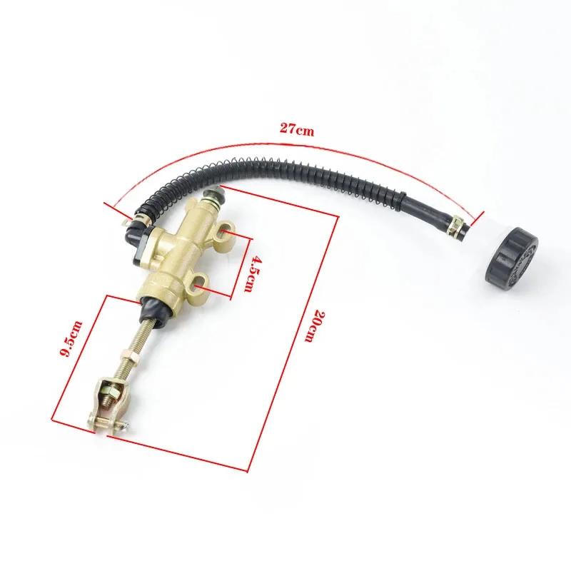 Universal Motorcycle Parts Rear Hydraulic Foot Brake Master Cylinder Pump Caliper Piston Control Accessories For Dirt Pit Bike