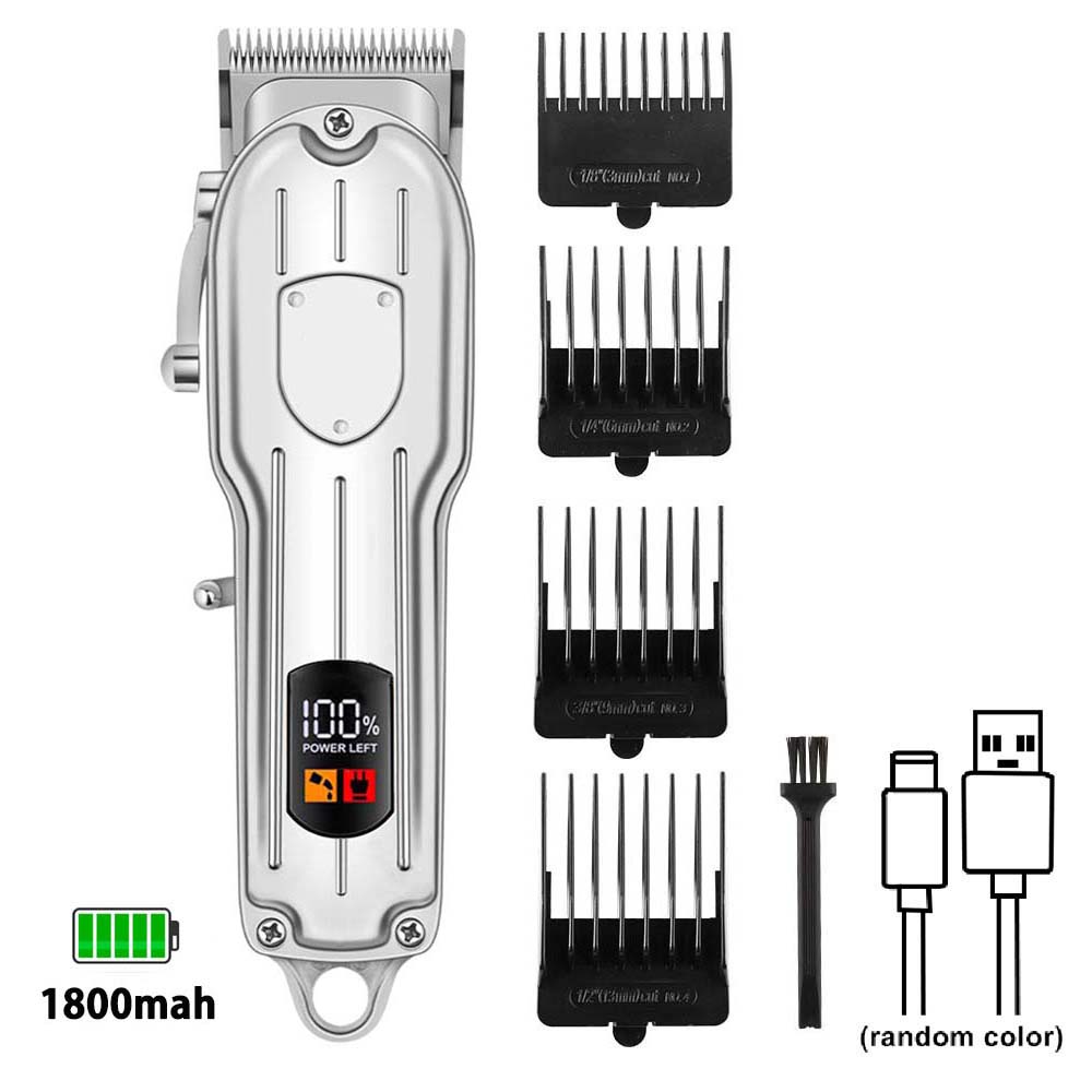 Professional Cordless Hair Clipper For Men, Beard Trimmer, Rechargeable Hair Clipper, Suitable For Home, Barber Shop