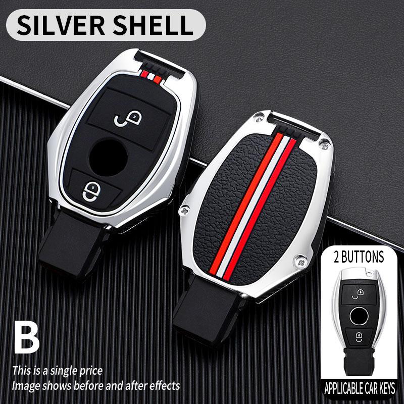 Car Key Case Cover Protective Shell Fob for Mercedes Benz A B C E Class GLS GLA GLK GLC CLS CLA AMG W204 W205 W212 W463 W176