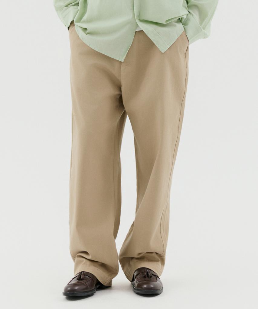 TRADCLUB Heavyweight Wide Chino Pants 5 Colors (Type B)