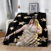 Starry Night Glamour Personalized Name Blanket Throw Customizable Blanket Durable Comfort Suitable for Picnics Home Decor Bed Sofa