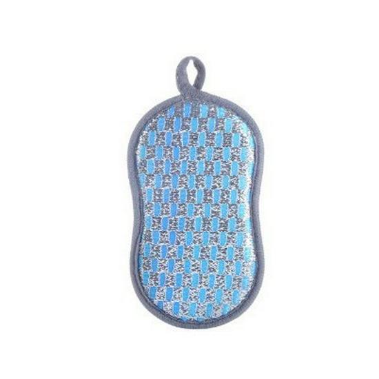 Doppelseitiger magischer Reinigungsschwamm: Fleckenentfernung, Ölabsorbierend, Multifunktionelles Küchentuch & Stahlwolle-Scheuerschwamm