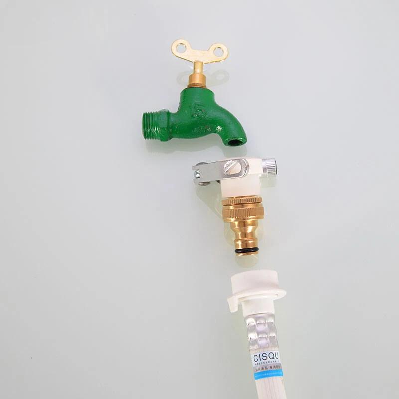 1/2/5Pcs Brass Garden Hose Quick Connectors - Universal 1/2" & 3/4" Tap Fittings for Water Hose Pipes