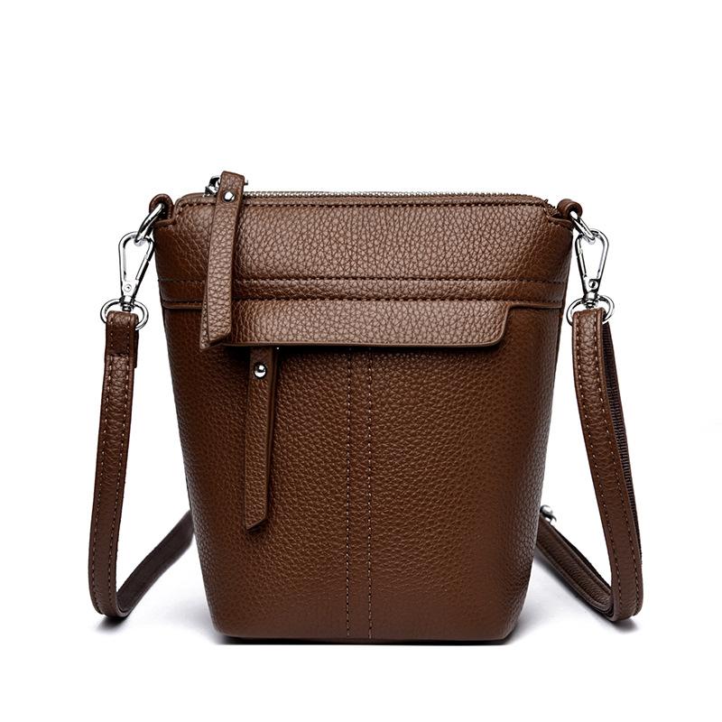 Crossbody Bag - Simple and Elegant, Large Capacity, Single Shoulder, Bucket-shaped Bag, Unique Women's Bag
