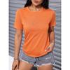 Womens Tops Short Sleeve Crewneck T-Shirts Loose Casual Blouses Summer Tees