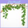Faux Plant Monstera Deliciosa Liebm Vines Wall Hanging With Silk Flowers For Wedding And Restaurant Interior Decor
