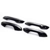For BYD ATTO 3 Yuan Plus   Car Accessories ABS Chrome Door Handle Cover With Smart Key Hole Catch Cap Trim Molding