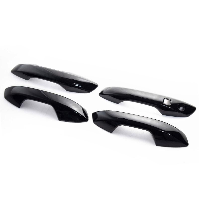 For BYD ATTO 3 Yuan Plus   Car Accessories ABS Chrome Door Handle Cover With Smart Key Hole Catch Cap Trim Molding