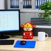 God of Wealth Solar Powered Dancing Toy Cai Shen Car Shaking Head Dancer Doll God of Wealth Toy Figurine Desk Decors