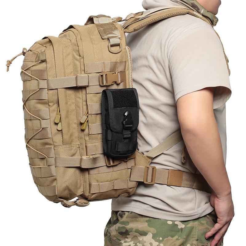 Outdoor Sports Molle Tactical Mobile Phone Waist Bag Multifunctional Camouflage Lightweight Running Mountaineering Hanging