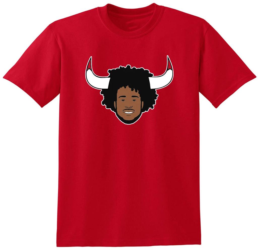 Coby White UNC Chicago Bulls LOGO T-Shirt
