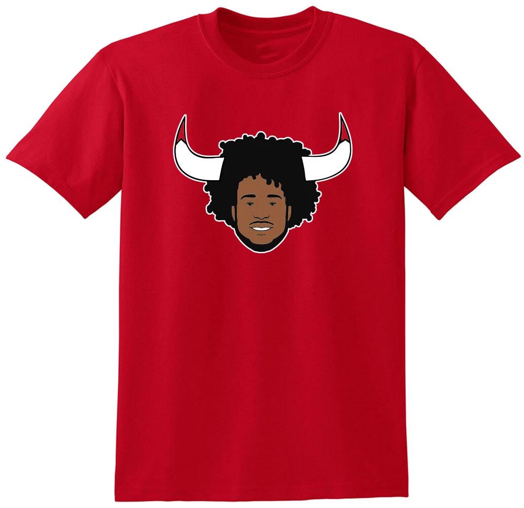 Coby White UNC Chicago Bulls LOGO T-Shirt XL