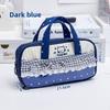 Cat Large Capacity Pen Bag With Lace Handle For School And Office Use