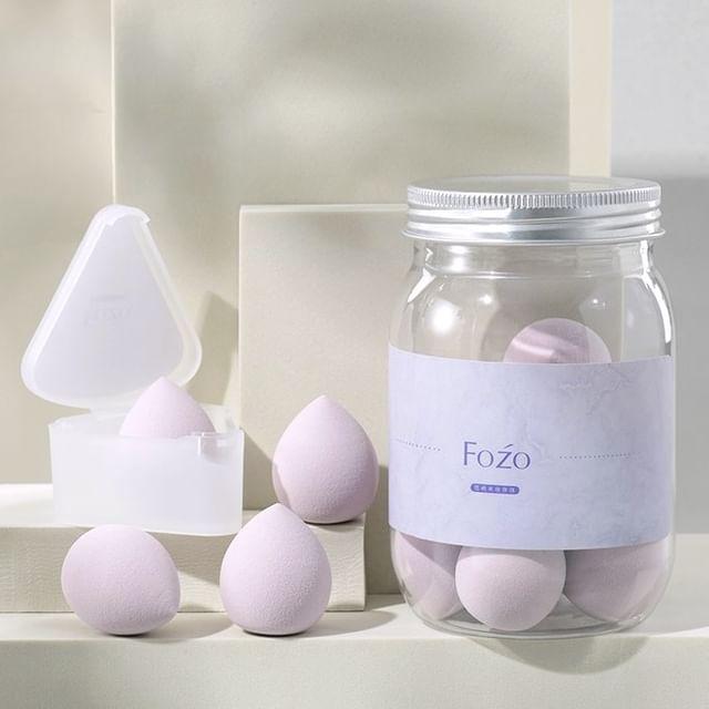 

Jericoure - Set of 11: Makeup Blender Beauty Sponge Grayish Purple