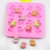 Ente Silikon Weichbonbon Schokolade Süßigkeitenform Keks Kuchen Seife Handwerk Backform Dekoratives Gebäck DIY Werkzeug