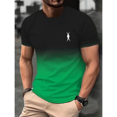 Camiseta de Verano Nueva de Manga Corta de Color Sólido Holgada de Secado Rápido Fresca