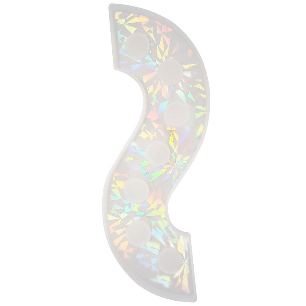 Einzigartige S-förmige Bastel Silikonform Schöne Kerzenständer Gießform Schicker S-förmiger Kerzenhalter Bastelform