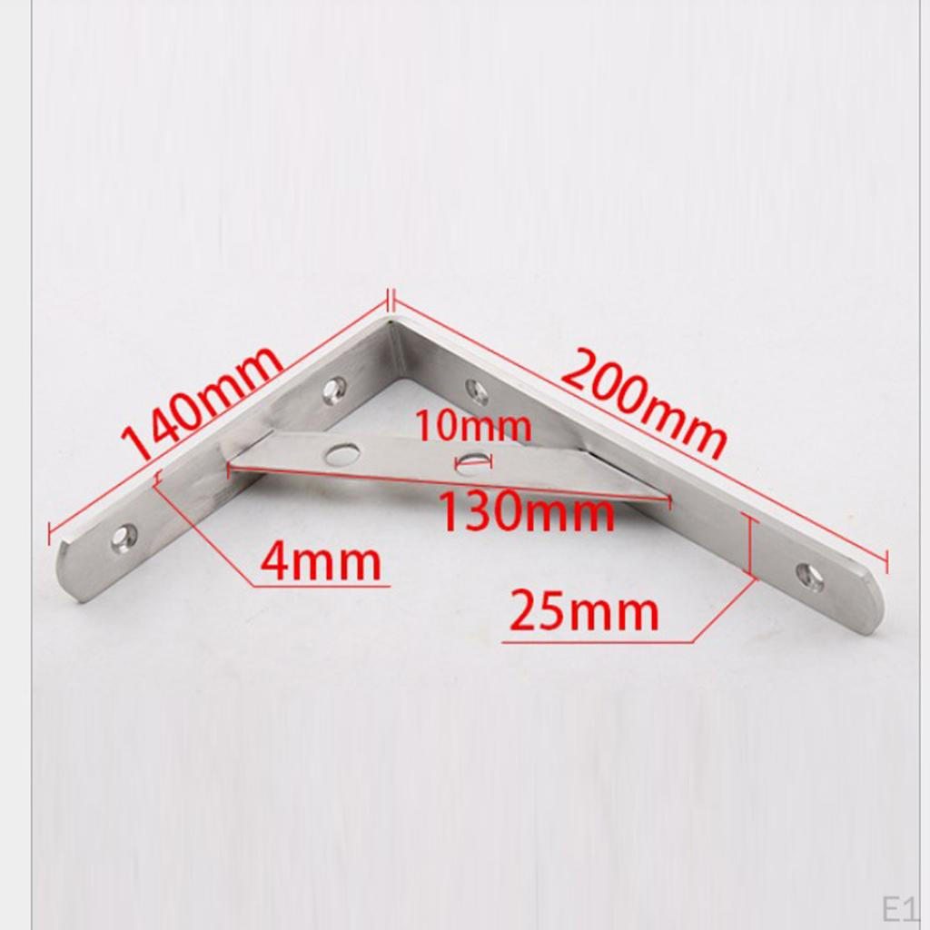 Heavy Duty Shelf Brackets Floating Shelves Triangle 90 Degree Angle Wall Mounted