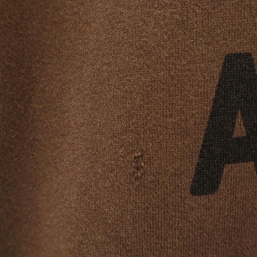 A BATHING APE made in Japan Long sleeve sweat trainer S Brown Women Used