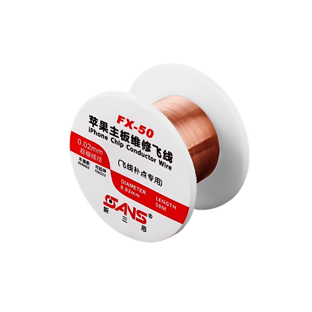 Insulated Copper Link Wire 0.01mm 0.02mm Mobile Phone PCB Repair Jumper Wire for IPhone Motherboard PCB Welding Repair Tools