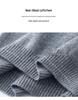 V-neck Half-Zip Multi-Button Cashmere Knit Base Layer for Autumn/Winter