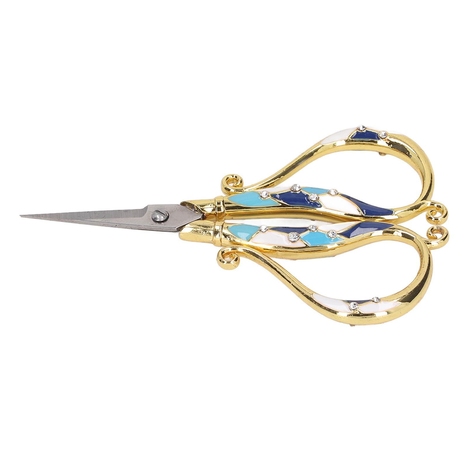 

Винтажные ножницы из нержавеющей стали, очень острые, экономящие усилия, многоцелевые ремесленные ножницы для